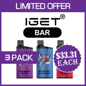 IGET BAR – 3500 PUFFS  – 3 PACK
