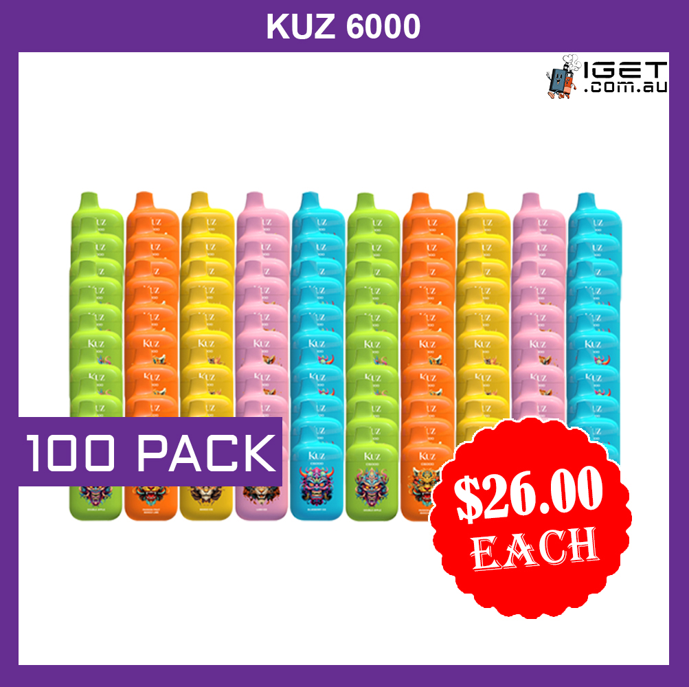 KUZ – 6000 PUFFS – 100 PACK