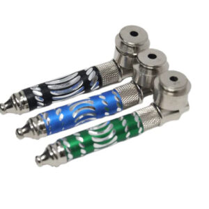 3.5" Die-Cut Metal Pipe - Assorted Colour