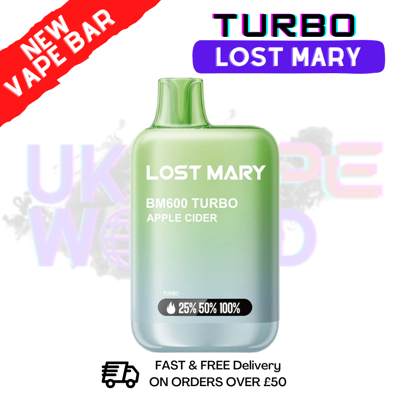 Lost Mary BM600 Turbo APPLE CIDER | ONLY £3.99
