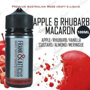Frank & Atticus - Apple & Rhubarb Macaron 100ml
