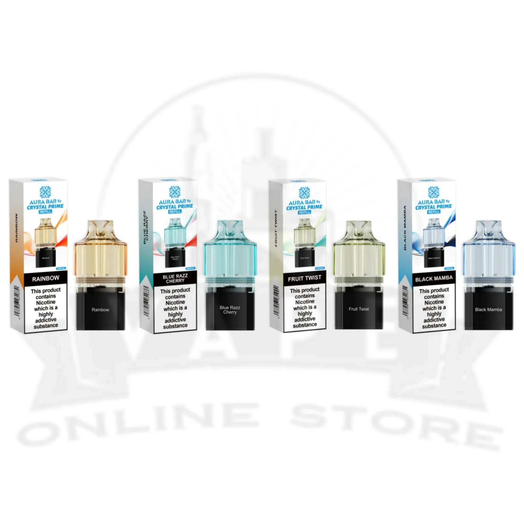 Aura Bar Crystal Prime 10000 Puffs Pods