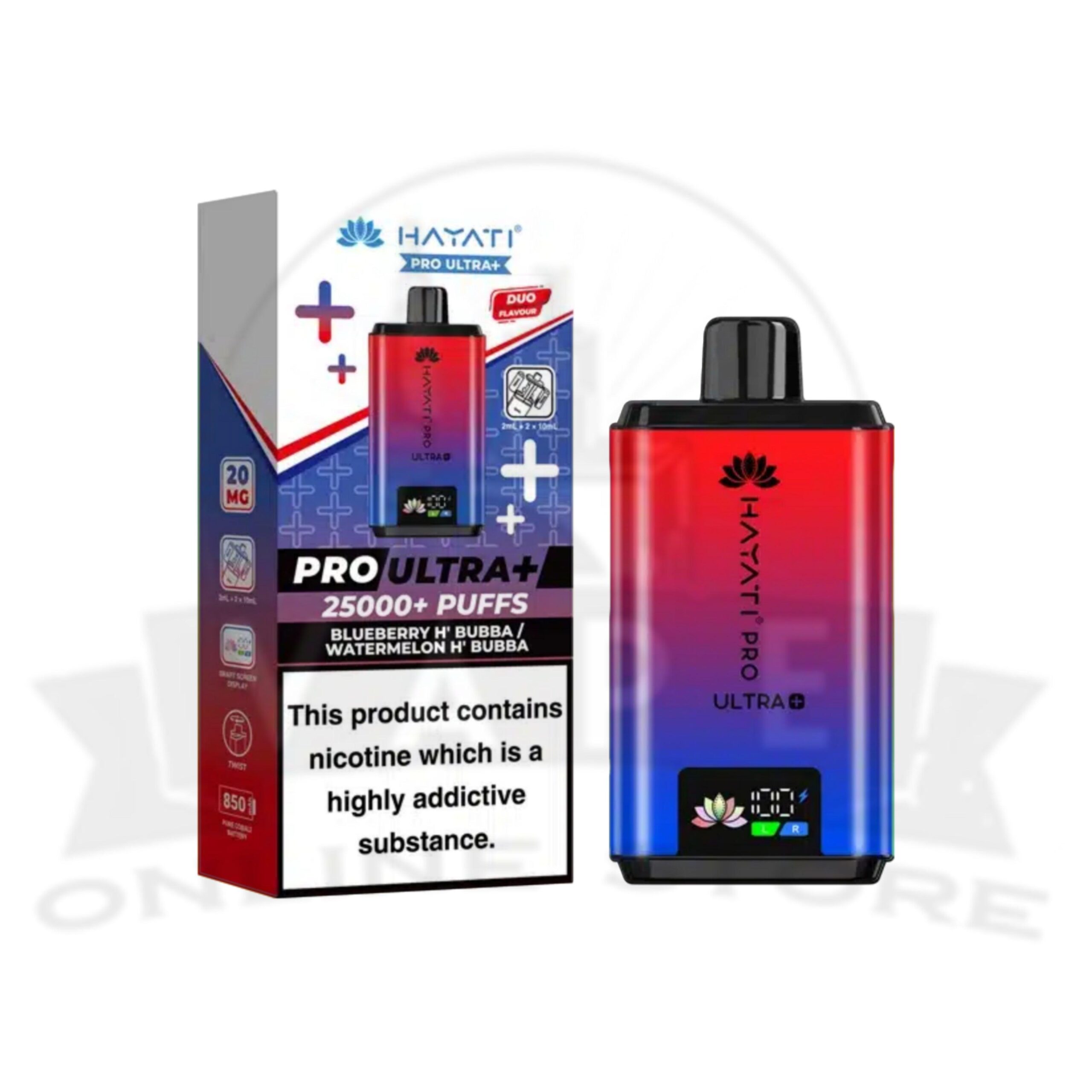 hayati pro ultra plus 25000 prefilled pod vape kit | instock
