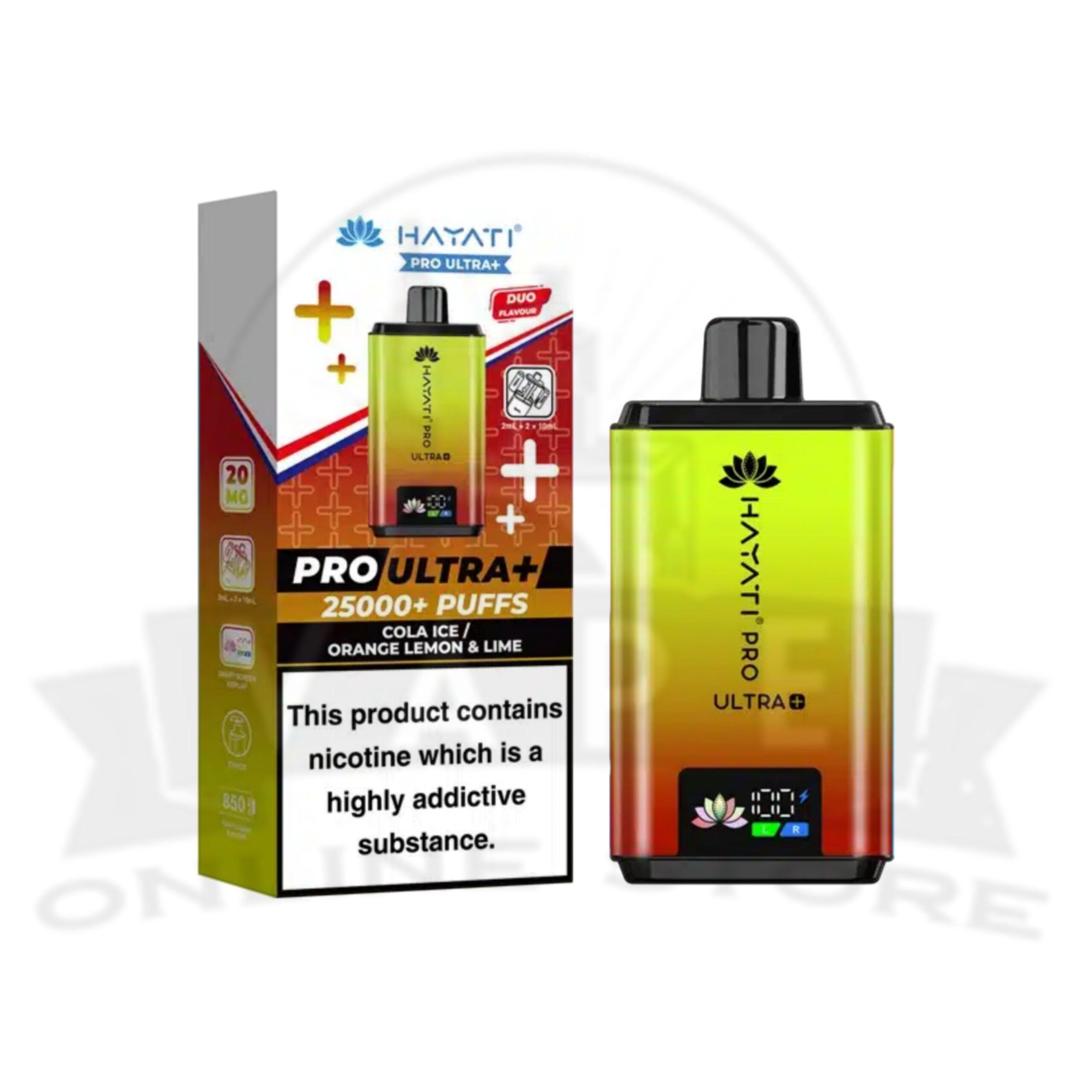 hayati pro ultra plus 25000 prefilled pod vape kit | instock