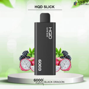 HQD SLICK BLACK DRAGON – 6000 PUFFS