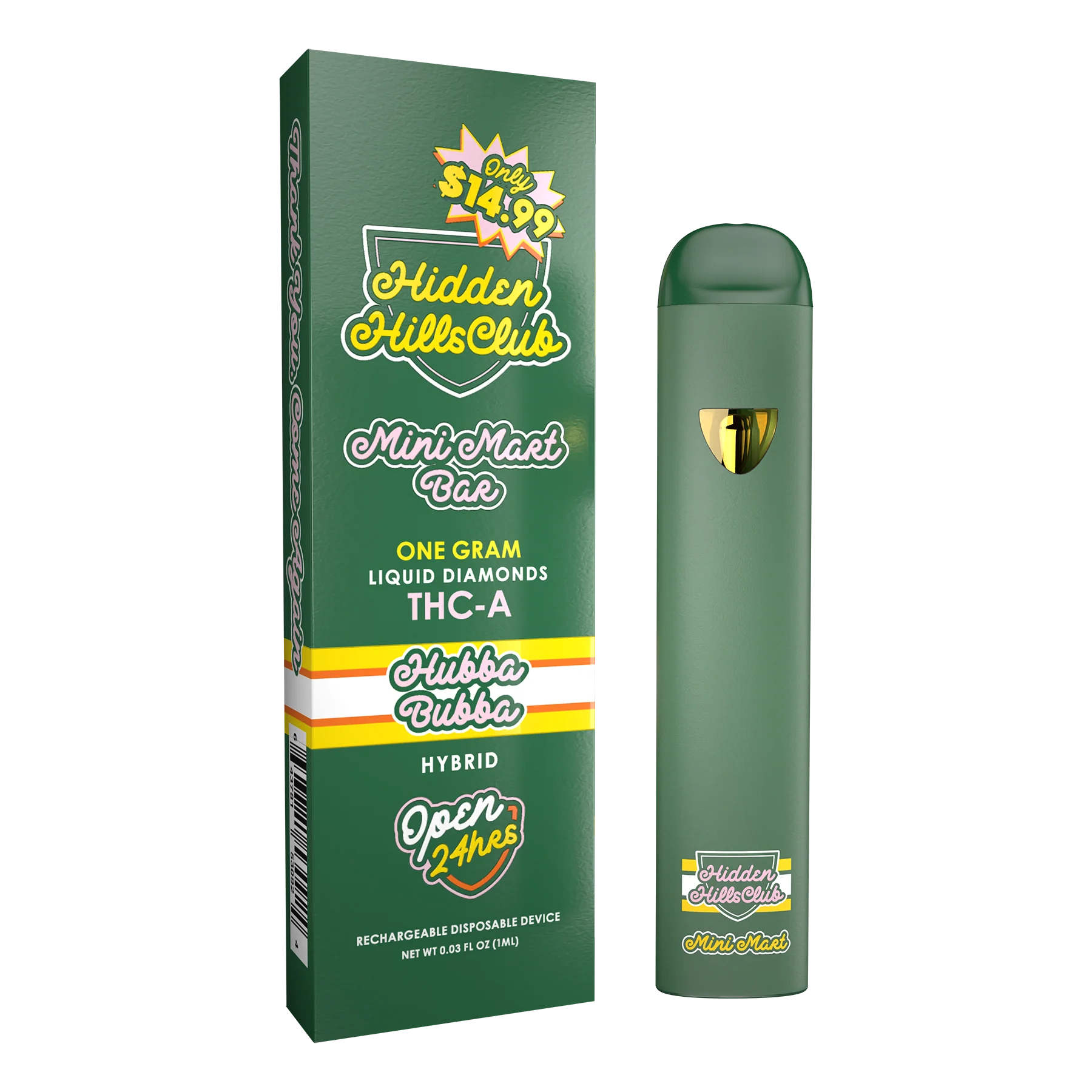 Hidden Hills Mini Mart THCA Disposable | 1g - Image 6
