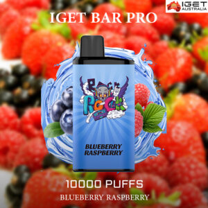 IGET BAR PRO – BLUEBERRY RASPBERRY – 10000 PUFFS
