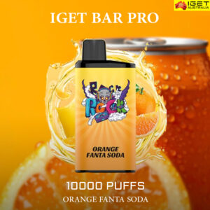 IGET BAR PRO – ORANGE FANTA SODA – 10000 PUFFS