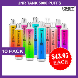 JNR CRYSTAL PRO MAX – 5000 PUFFS – 10 PACK