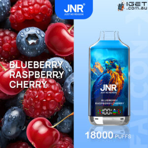 JNR FALCON -X BLUEBERRY RASPBERRY CHERRY   – 18000 PUFFS