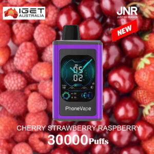JNR PhoneVape CHERRY STRAWBERRY RASPBERRY – 30000 PUFFS