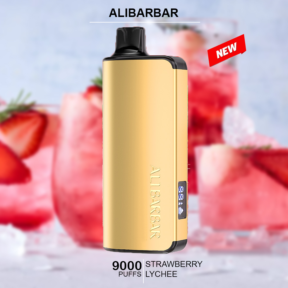 ALIBARBAR INGOT – STRAWBERRY LYCHEE – 9000 PUFFS