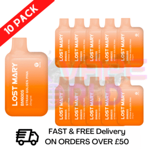 Straw Golden Pina Lost Mary Box Of 10