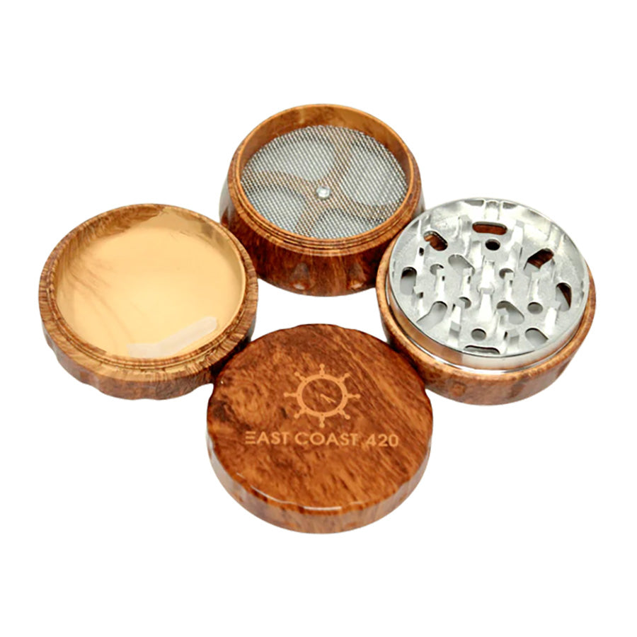 EC420 Wood Grain 65mm 4-Piece Grinder - Image 2