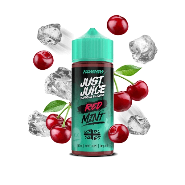 Just Juice Mint Range Red Mint 100ml
