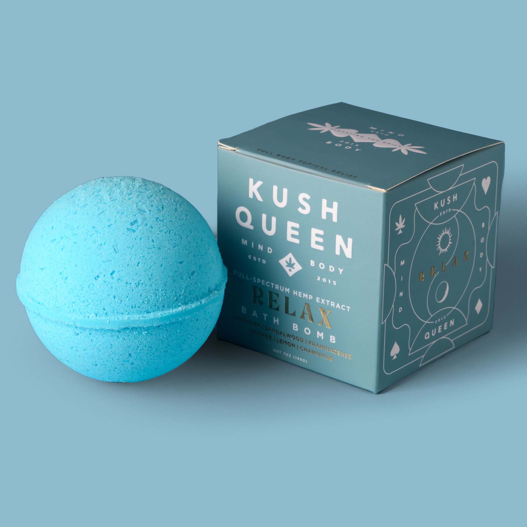 Relax 1:1 CBD & Delta 9 THC Bath Bomb