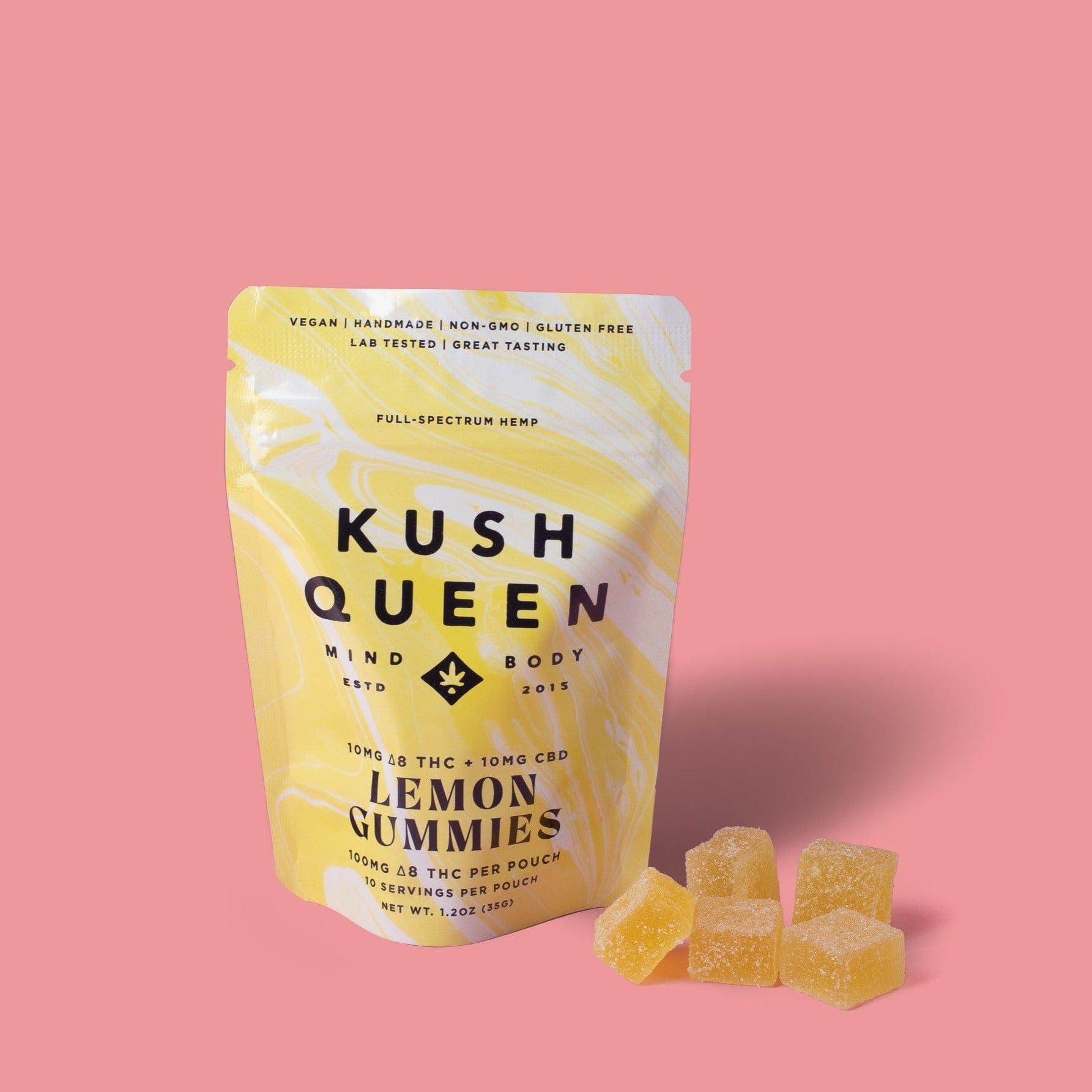 Lemon Delta 8 THC + CBD Gummies