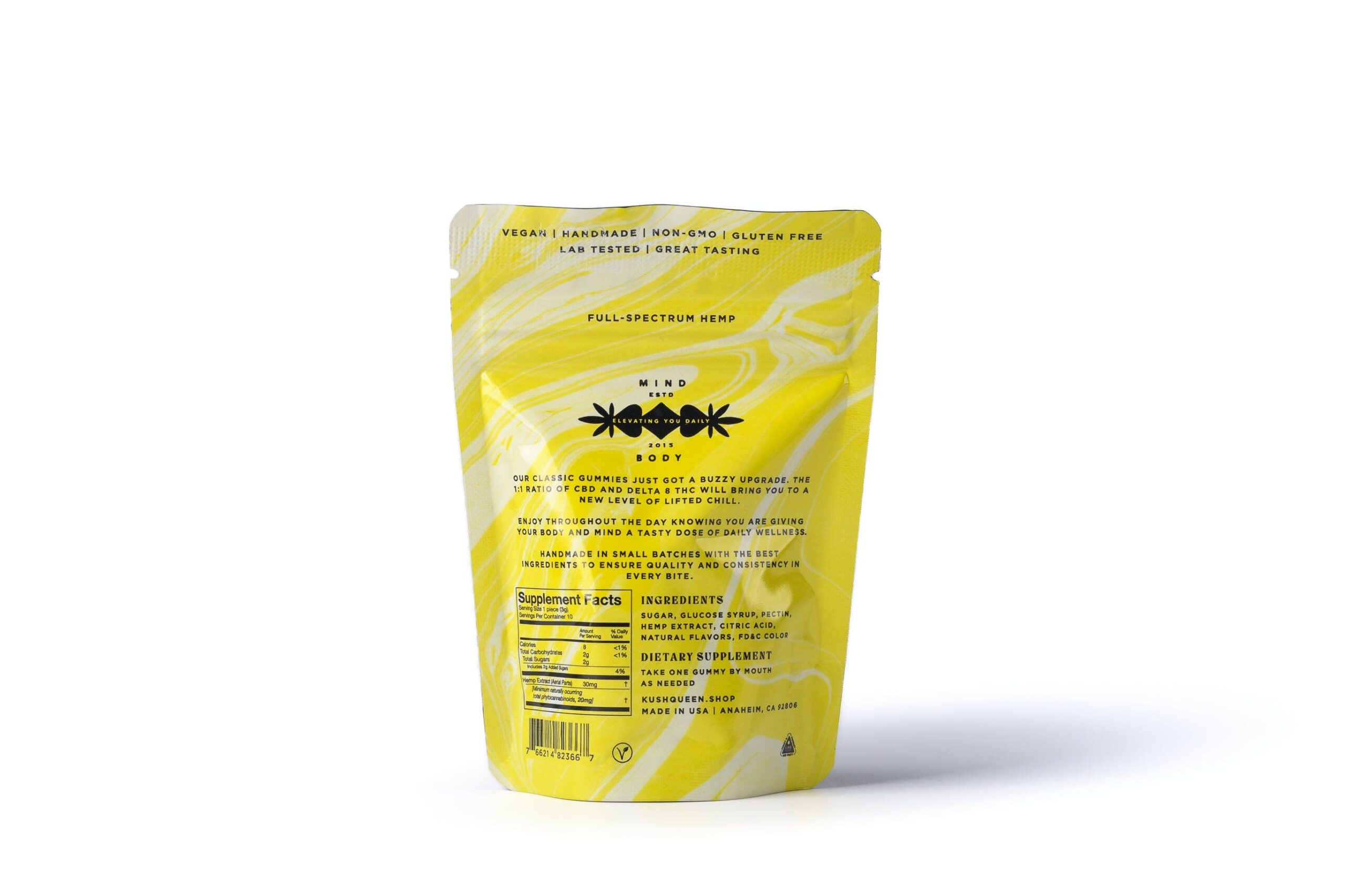 Lemon Delta 8 THC + CBD Gummies - Image 3