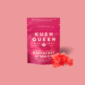 Raspberry Delta 9 THC + CBD Gummies