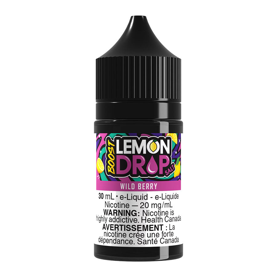 Lemon Drop Boost Salt Nic E-Liquid - Wild Berry
