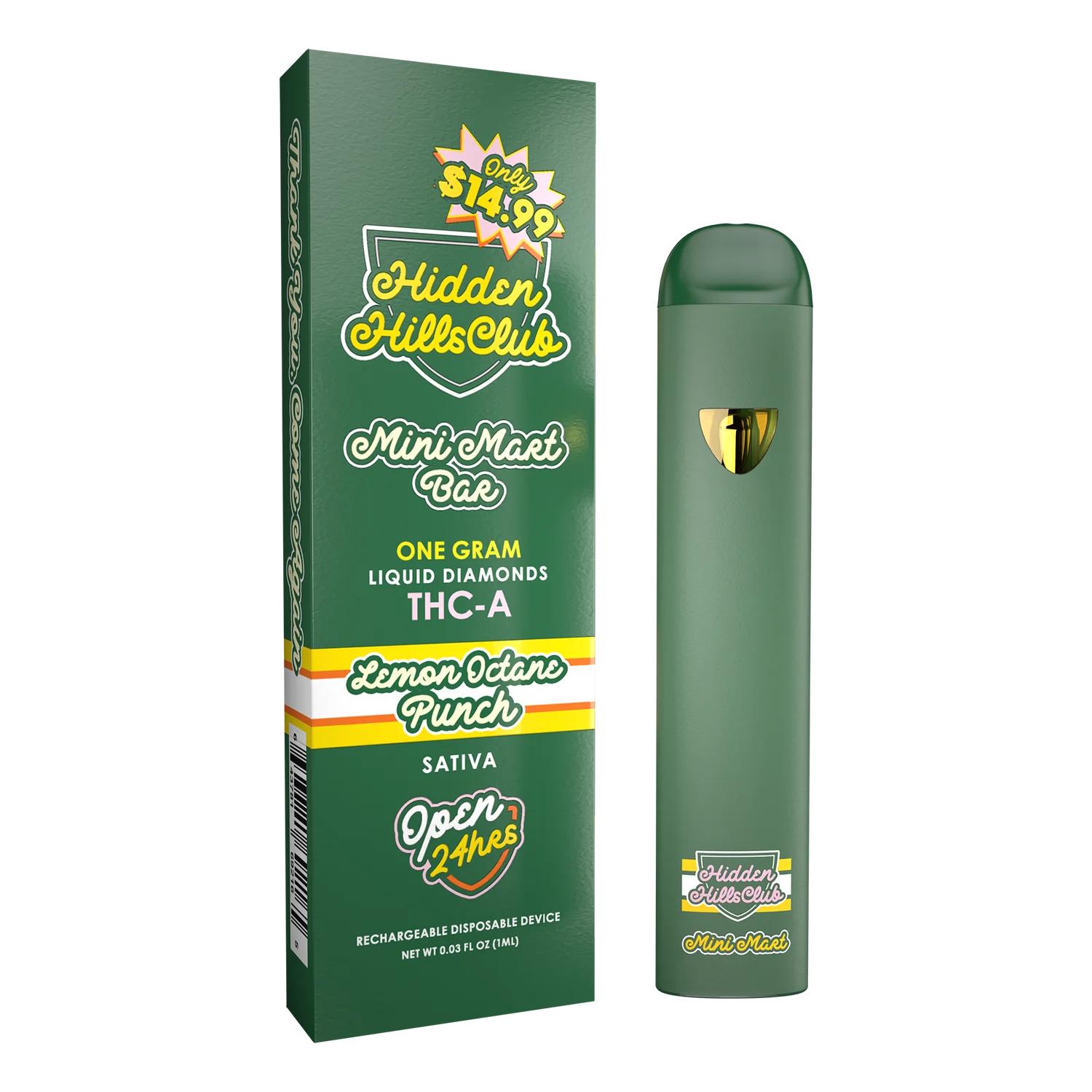 Hidden Hills Mini Mart THCA Disposable | 1g