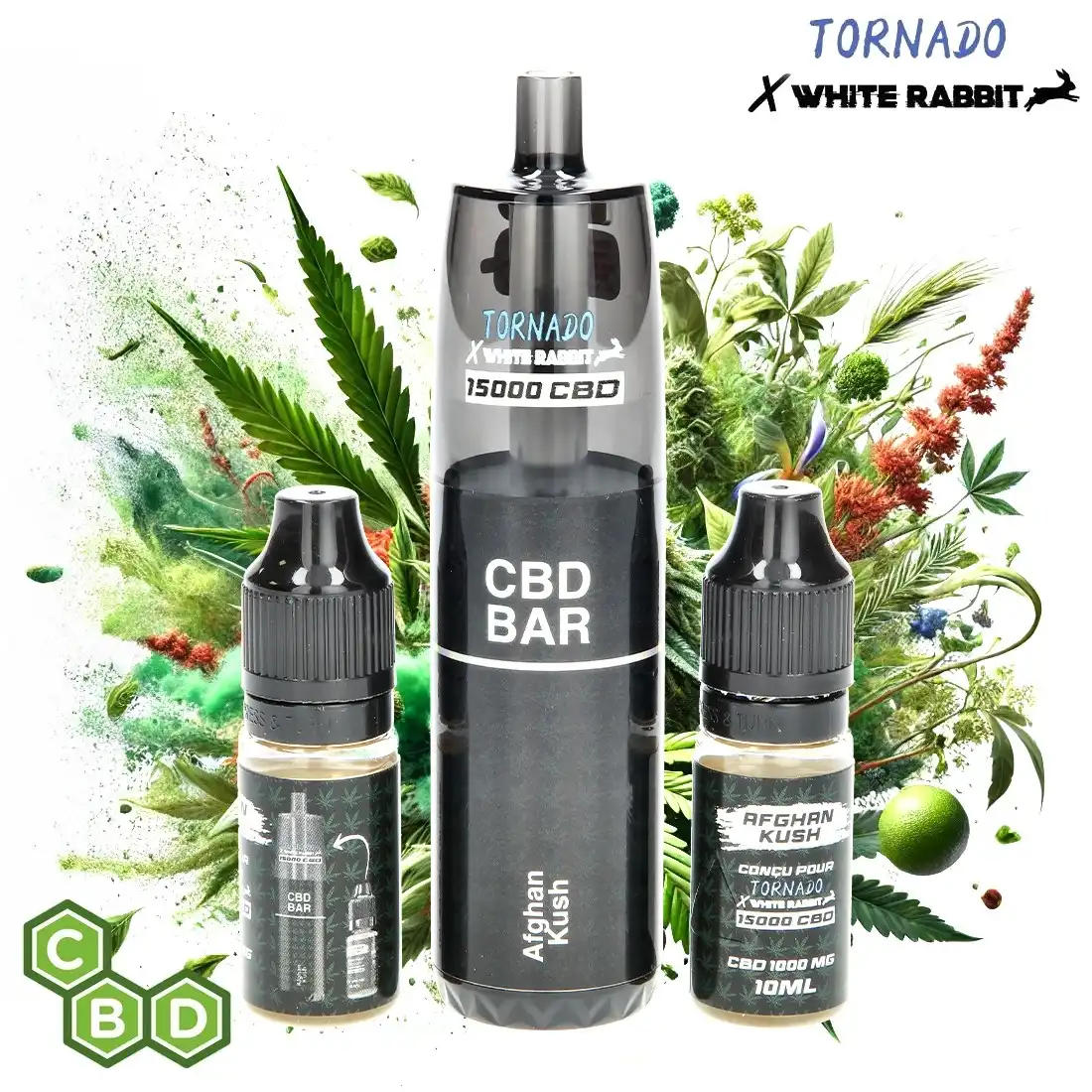 Randm Tornado CBD Afghan Kush 15000 Puffs 1000mg
