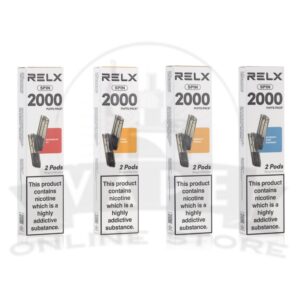 RELX Spin 2000 Puffs Pre-filled Pods | Pack Of 2