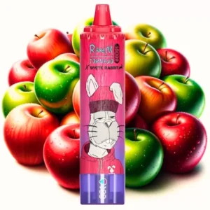 Sour Apple – RandM TORNADO & White Rabbit – 15000 puffs