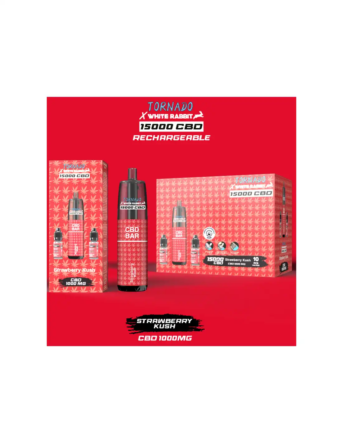 Randm Tornado CBD Afghan Kush 15000 Puffs 1000mg - Image 3